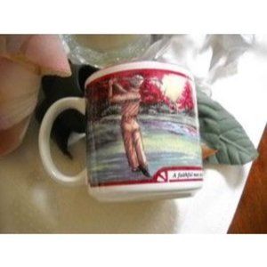 Christian World Mark Stevens Proverbs 28:20 A Faithful Man Golfers Golf Cup